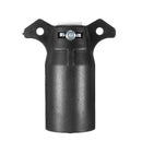 Black Round Trailer Connector 7 Poles RV Male Light Plug 7 Way Connector