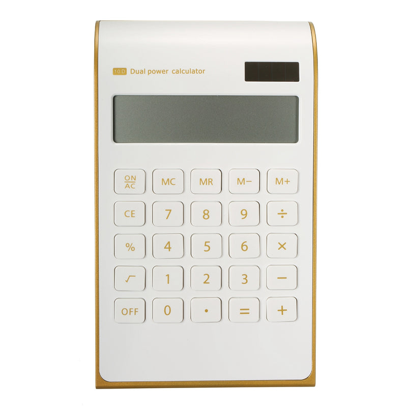 Electronic Solar Dual Power Calculator Ultra Thin 10 Digits Standard Function For Office School Use
