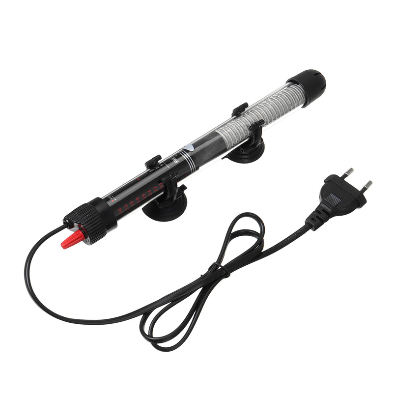 25/50/100/200/300W 220V Aquarium Fish Tank Submersible Water Heater Double-layer Waterproof Heating Rod