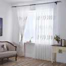 3/2/1.5/1M Embroidered Sheer Curtains for Living Room Feather Modern Design Bedroom Elegant Yarn Curtains Voile