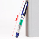 Moonman Penbbs 309 Piston Fountain Pen Transparent Acrylic Resin Large-capacity F 0.5mm Business Writing Ink Pen with Box