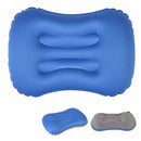 IPRee Outdoor Travel Air Inflatable Pillow Sleep Headrest Neck Massage Folding Cushion