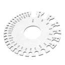 Machifit 0-36 0.007-0.3125 Stainless Steel Wire Gauge Round AWG SWG Thickness Measuring Wire Gage