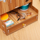 Creative Multifunctional Desk Gadgets Storage Box Rack Stationery Container Pencil Pen Holder Home/Office Desktop DIY Organizer
