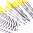 50 Pieces 3.2 Inch Black and Blue Ink Ballpoint Pen Replacement Refills Smo T3L7