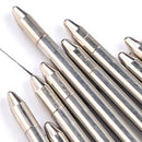 50 Pieces 3.2 Inch Black and Blue Ink Ballpoint Pen Replacement Refills Smo T3L7