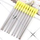 50 Pieces 3.2 Inch Black and Blue Ink Ballpoint Pen Replacement Refills Smo T3L7