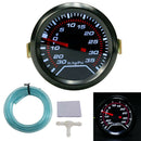 Black 3.75 Inch RPM Tachometer Tacho Gauge Auto Car Meter Light DC 12V Shoc