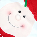 2Pcs/Set Xmas Mr and Mrs Santa Claus Kitchen Dining Dinner Table Chair Back