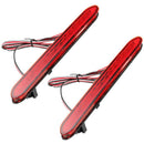 1Pair LED Auto Rear Brake Parking Warning Lamp Runing Tail Bumper Reflector