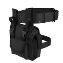 Men Nylon Waterproof Wear-resistant Tactical Waist Drop Leg Bag Belt Climbing Hiking Cycling Pack