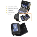 Baellerry Short Men Wallets 11 Card Holders Zipper Men Leather Purse Solid  T8P6