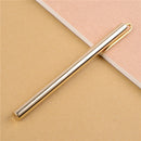 1PCS Handmade Brass Pen 14cm Gel Pen Signing Pen with Clip Black Ink Refill School Supplies Stationery