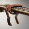 Guitar Capo REAL WOOD PICKS INCLUDED (2) Set for Acoustic Guitar, Electric