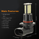 2Pcs H11 LED Fog Light Bulbs DRL 3200 Lumens Super Bright 84-SMD 12V 24V H8