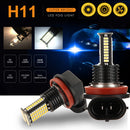 2Pcs H11 LED Fog Light Bulbs DRL 3200 Lumens Super Bright 84-SMD 12V 24V H8