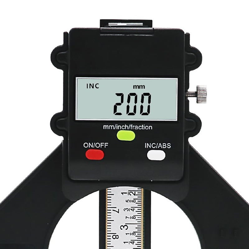 Self Standing Trend 0-80mm Woodworking Digital Depth Gauge with Magnetic Feet