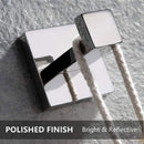 Stainless Steel Double Towel Hooks Modern 2-Piece Square Towel Hook Set Rob
