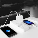 Bakeey 3.1A LED Display 3 USB Ports EU Plug Fast Travel Wall Charger For iPhone 11 Pro Max Xs 8 Plus S8 Xiaomi 6