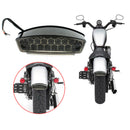 21 LED Motorcycle Smoked Tail Rear Light Fender Brake Light Turn Signal Lig