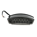21 LED Motorcycle Smoked Tail Rear Light Fender Brake Light Turn Signal Lig