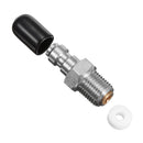 Paintball PCP Fill Nipple Adapter Stainless Steel 8mm Thread One Way Foster Connector 1/8'' BSPP