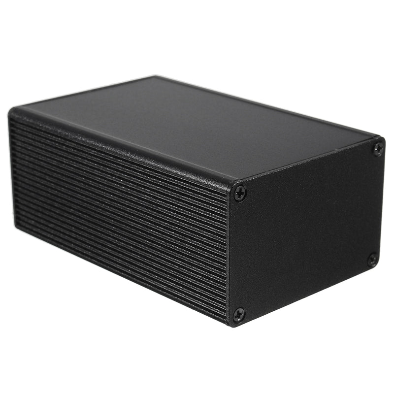 100*66*43mm Black Aluminum Box Instrument Enclosure Case Electronic DIY Project