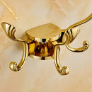 Robe Hooks Rotation Three Hooks Clothes Rack Hook for Bathroom Accessory