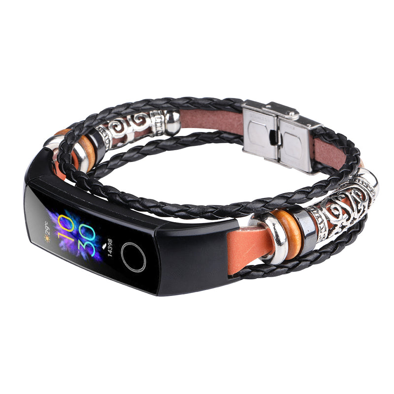 Bakeey Retro Style Beading Watch Band for HUAWEI Honor Band 5/4 Smart Watch