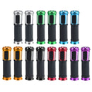 Pair 7/8 22mm Motorcycle Hand Grip Bar Motor Bike Handlebar Aluminum Rubber