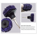 10Pcs/Set 2Inch 50MM Purple Diamonds Transfer Sand Disc Metal Grinding Diam J1E3