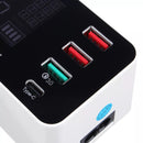 40W QC Smart Desktop Fast Charging Station Charger 7 USB Port Charger US/AU/UK/EU Plug