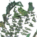 54 Scene / 37 Scene 60 Soldiers Military Model WW2 Scene Army Model Brick Tank Figure Collection DIY Toys