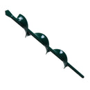Green 4.6x37cm Garden Auger Small Earth Planter Drill Bit Post Hole Digger Earth Planting Auger Drill Bit for Electric Drill