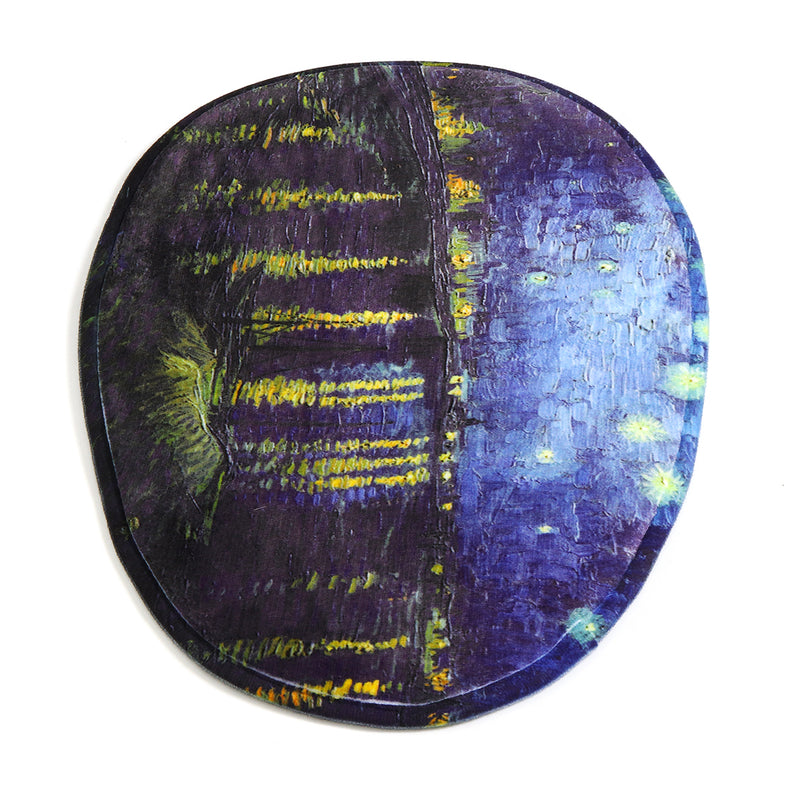 180x180cm Rhone River Night Bathroom Shower Curtains Lid Toilet Cover Mat Rug Set