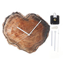 11'' Retro Wood Wall Clock DIY Living Room Home Bar Office Decoration 28cm Watch