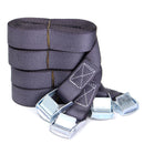 4 Pcs 16-foot-by-1-inch Sturdy Tie Down Straps Heavy Duty Lashing Strap Car Luggage Cargo Trailer