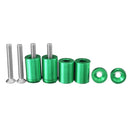 6mm Racing 1inch Billet Hood Vent Spacer Riser Kits For Car Auto Turbo Engine Motor