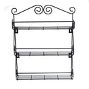 3 Tier Kitchen Bottle Spice Rack Jar Holder Storage Shelf Organizer Wall Mount