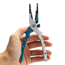 H3 Fishing Pliers Crimping Remove Hook Scissors with Sheath Split Ring Cutters Fish Line Cutters