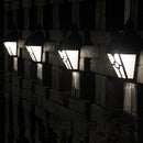 Solar Powered Wall Light Mount LED Landscape Fence Yard Garden Path Lamp Outdoor