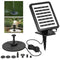 7V 1.5W Solar Panel Powered Pump Birdbath Fountain Water Pump For Garden Night Pond Pool