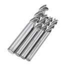 Drillpro 5/6/8mm 3 Flutes End Mill Cutter Tungsten Carbide Milling Tool for Aluminum