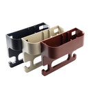 Plastic Car Seat Crevice Back Storage Box Seat Gap Filler Multifunctional Handrail Hanger Hook