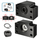 Machifit 2pcs BK10 BF10 Ball Screw End Supports Bearing Blocks for Ball Screw SFU1204 CNC Machine