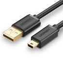 UGREEN Mini USB to USB Fast Transmission Data Cable For MP3 MP4 Player Car DVR GPS Digital Camera HDD