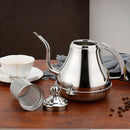 1.2/1.8L Stainless Steel Coffee Drip Pot Gooseneck Kettle Teapot with Filter Induction Cooker Tea Kettle