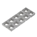 Machifit 10pcs CCMT09T308-TC NX525 Carbide Insert for Lathe Turning Tool Holder
