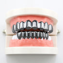 4 Colors Metal Glossy Braces Plating  Black Braces Hip Hop Rose Gold Grillz Teeth Jewelry