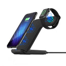 Bakeey 10W 7.5W 2 IN 1 Wireless Charger Quick Charging Dock Phone Holder For iPhone 11 XS MAX iWatch 3 4 S10 Note 10 5G+